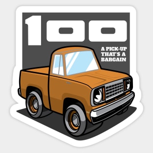 Yellow - D-100 (1978) Sticker